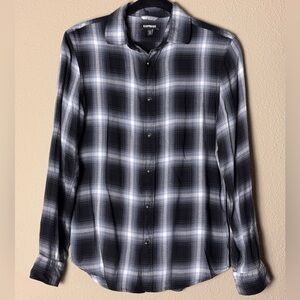 EXPRESS PLAID FLANNEL XS BLACK BLUE
#11